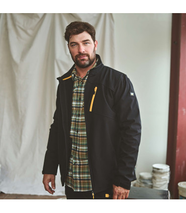 VESTE SOFTSHELL ESSENTIAL NOIR