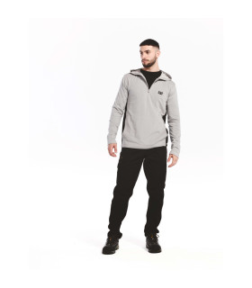 SWEAT DE TRAVAIL À CAPUCHE COOLMAX GRIS