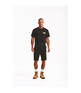 SHORT DE TRAVAIL ESSENTIAL STRETCH NOIR