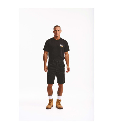 SHORT DE TRAVAIL ESSENTIAL STRETCH NOIR