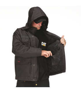 PARKA DE TRAVAIL HEAVY NOIR