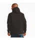 BLOUSON TECH HYBRID NOIR VERT FLUO