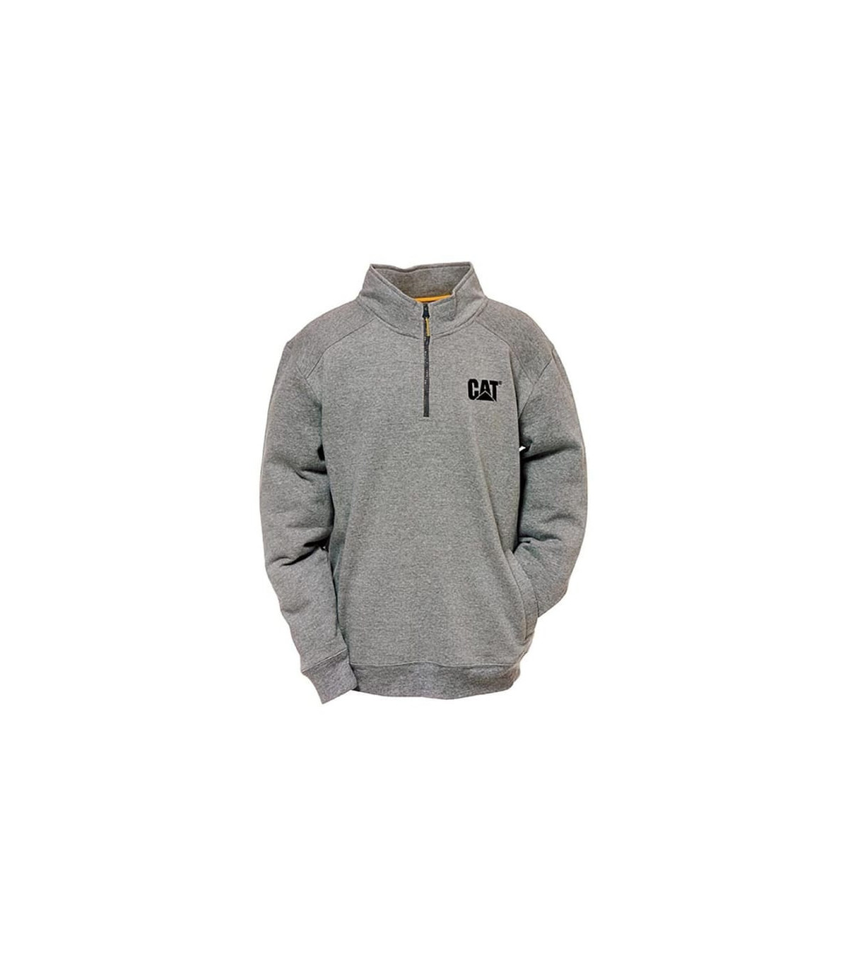 SWEAT SHIRT COL CAMIONNEUR CANYON GRIS
