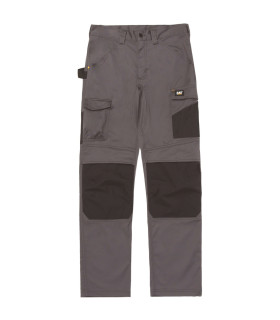 PANTALON DE TRAVAIL ESSENTIAL KNEE POCKET STRETCH GRIS