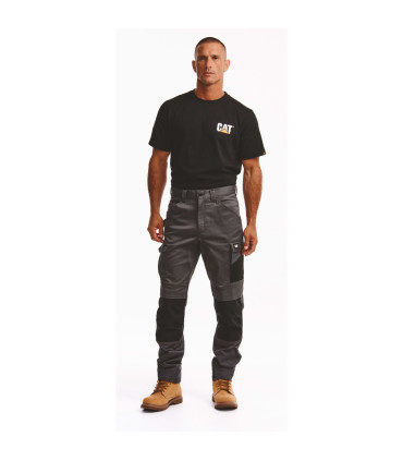 PANTALON DE TRAVAIL ESSENTIAL KNEE POCKET STRETCH GRIS