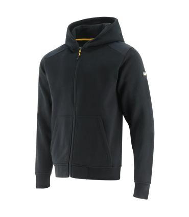 SWEAT DE TRAVAIL ZIPPÉ À CAPUCHE ESSENTIALS ZIP NOIR