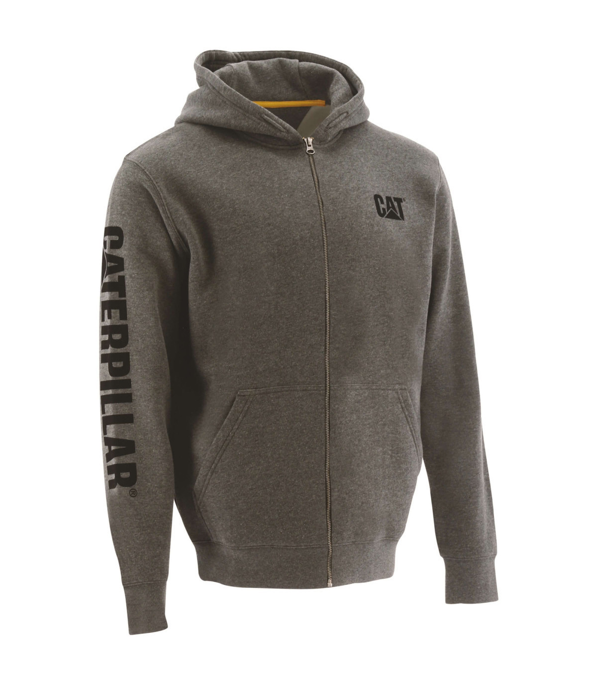 SWEAT DE TRAVAIL ZIPPÉ À CAPUCHE BANNER GRIS