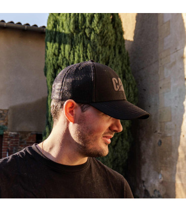 CASQUETTE DE TRAVAIL RAISED LOGO NOIR