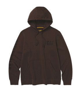 SWEAT-SHIRT MIDWEIGHT TRADEMARK BANNER COFFEE BEAN