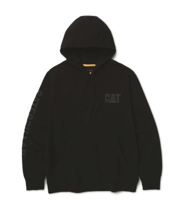 SWEAT-SHIRT MIDWEIGHT TRADEMARK BANNER NOIR