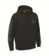 SWEAT-SHIRT MIDWEIGHT TRADEMARK BANNER NOIR