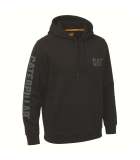 SWEAT-SHIRT MIDWEIGHT TRADEMARK BANNER NOIR