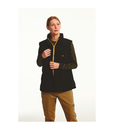 GILET MATELASSE FEMME ARTIC ZONE NOIR